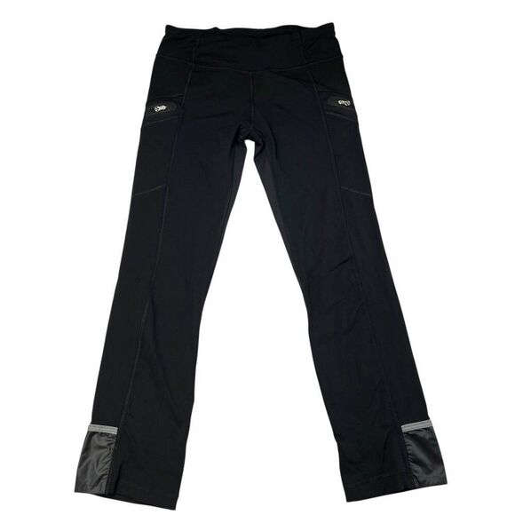 Lululemon Runnin With My Homies Reflective Flare Pants Black Size 6 - Picture 1 of 9